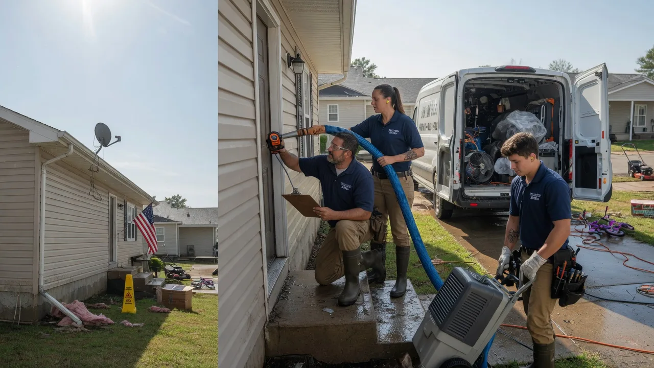 Ceiling Water Damage Restoration in Belford, NJ near me